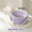 化妆刷洗晾神器-升级版紫色+化妆刷清洁皂