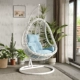 Тропическое одиночное висящее кресло с белым манго