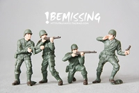 Подлинная моделирование модели модели персонажа солдаты солдаты детские песочницы ландшафтные куклы проезжают домой игрушки