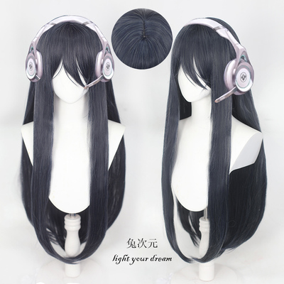 taobao agent Rabbit Dimensional Nikke Victory Goddess Aike Hiya cosplay wig long hair style character model