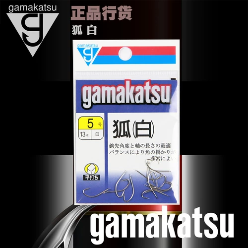 Япония Gamakatsu Gamaa Fish Hook Белый висящий дождевой червя рыбацкий ремень сома пента рыбацкий крючок