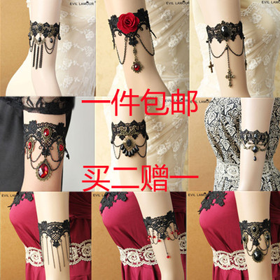 taobao agent Free shipping Dark Gothic Vampire Gem, Wedding, Wedding, Covering Scar Arm Ring Chain Personal Arm Ring