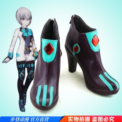 taobao agent Black Sanblunia Silver Wolf Blues COS Performance Shoes Game Anime COSPLAY Boots