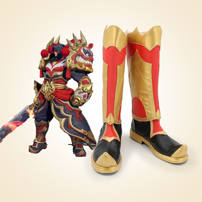 taobao agent King Glory Bawang Xiang Yu COS Shoe Game Anime COSPLAY boots support customization