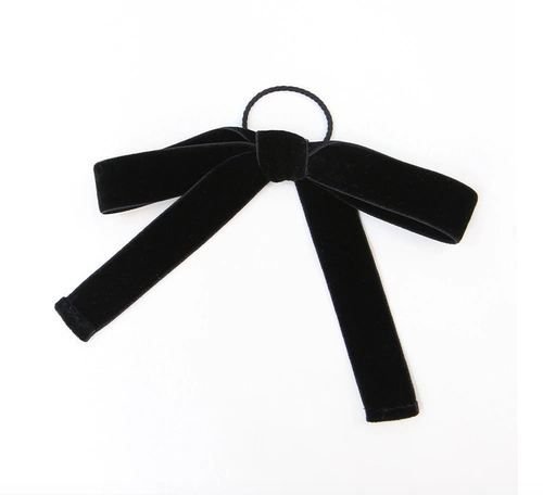 Очень блокнот изготовлен бархатный круг для волос с луком