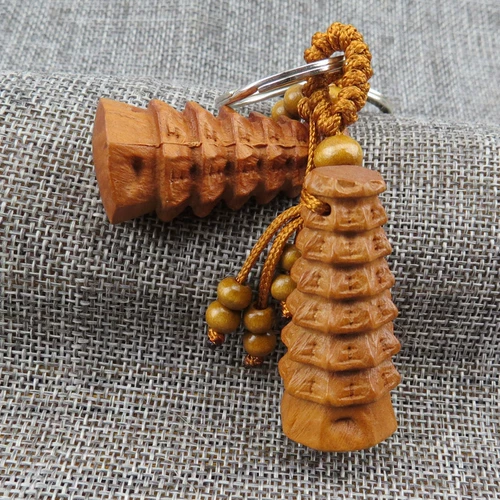 Тао му мухода пагоды для ключей для брелок подвесной кулон