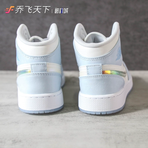 Air jordan, Air Jordan 1, синие ретро баскетбольные кроссовки