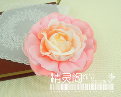 taobao agent Simulation Mountain Camellia Silk Flower Ears Sweet Point Sweet Flower Trip Tripsticks Flower Jewelry Fairy Resort