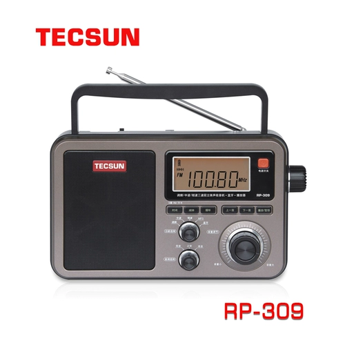 Desheng Tecsun RP-309 Портативные цифровые демодуляции поддерживает динамики Bluetooth и многополосный прием