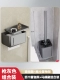[Gun Grey] ❤ Классическая вертикальная коробка для бумажного полотенца+квадратная чашка туалетная щетка