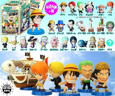 taobao agent PLEX Box Egg MINI BIG HEAD One Piece East Sea Chapter Luffy Zoro Sanji Nami Usopp Merry