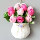 Розовая корзина для цветочной корзины Fugui lei