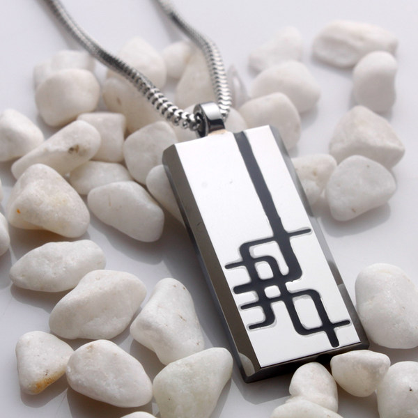 Мужская подвеска, трендовый модный аксессуар, ожерелье, простой и элегантный дизайн, в корейском стиле