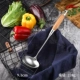 304 thép không gỉ thìa nhà bếp nấu ăn xẻng sắt đặt bếp dày dày súp súp xử lý mở rộng - Phòng bếp