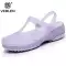 VEBLEN Croc Giày Nữ Chống Trơn Trượt Đế Dày Y Tá Giày Sandal Mùa Hè Ngoài Dép Bao Đầu Đế Mềm Jelly Giày Đi Biển 