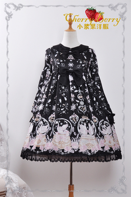 taobao agent [Dream and Treasure Specials Clear Clearance Spot] National Lolita Cherryberry Swan Crystal Ball OP OP