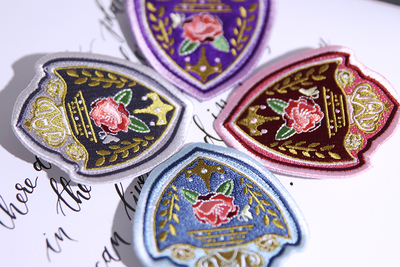 taobao agent [Dream and Treasure Spot] National Brand JK Uniform Endless Summer Rose Oath JKDK Uniform Embroidery Badge