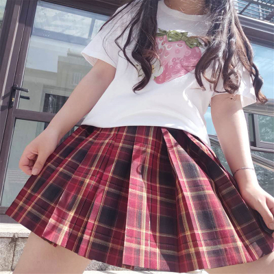 taobao agent [Fairydream spot] National brand JK uniform love sauce jk uniform pepper sauce old godmother original grid skirt