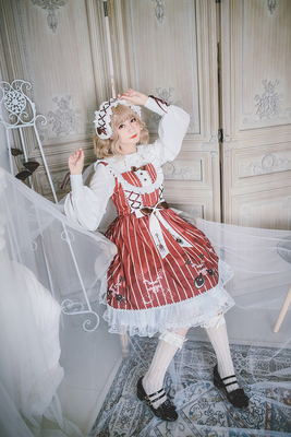 taobao agent [Dream and Treasure Spot] National Brand Lolita Royal Fairy Tale Chocolate Afternoon Tea Dessert JSK