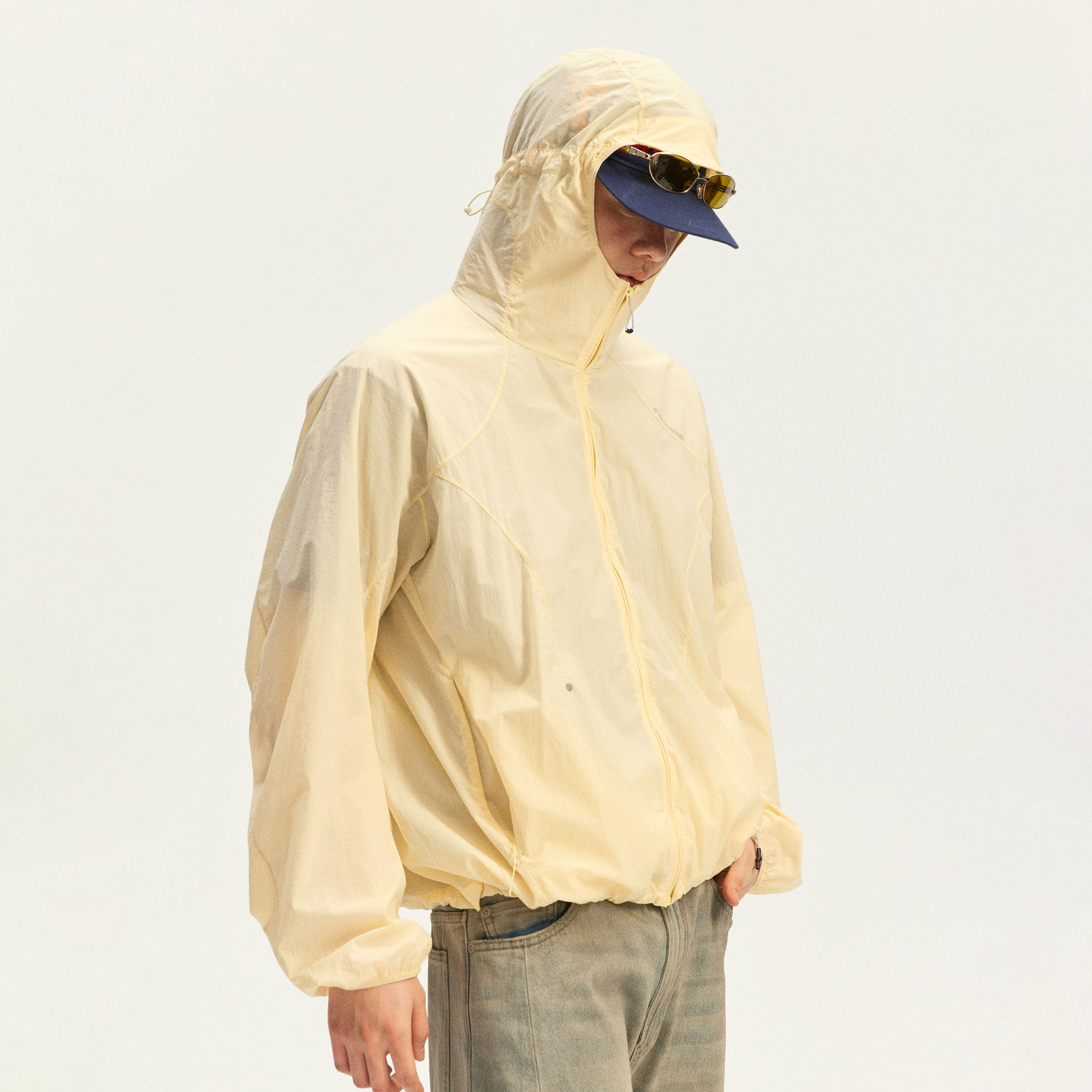 户外防泼水UPF40+凉感防晒衣