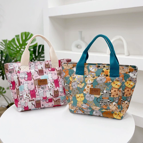 Модная мультяшная водонепроницаемая вместительная и большая льняная сумка, сумка через плечо для выхода на улицу для матери и ребенка, городской стиль