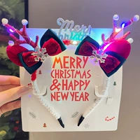 Блестки для ногтей с бантиком, заколка для волос, ободок, со снежинками