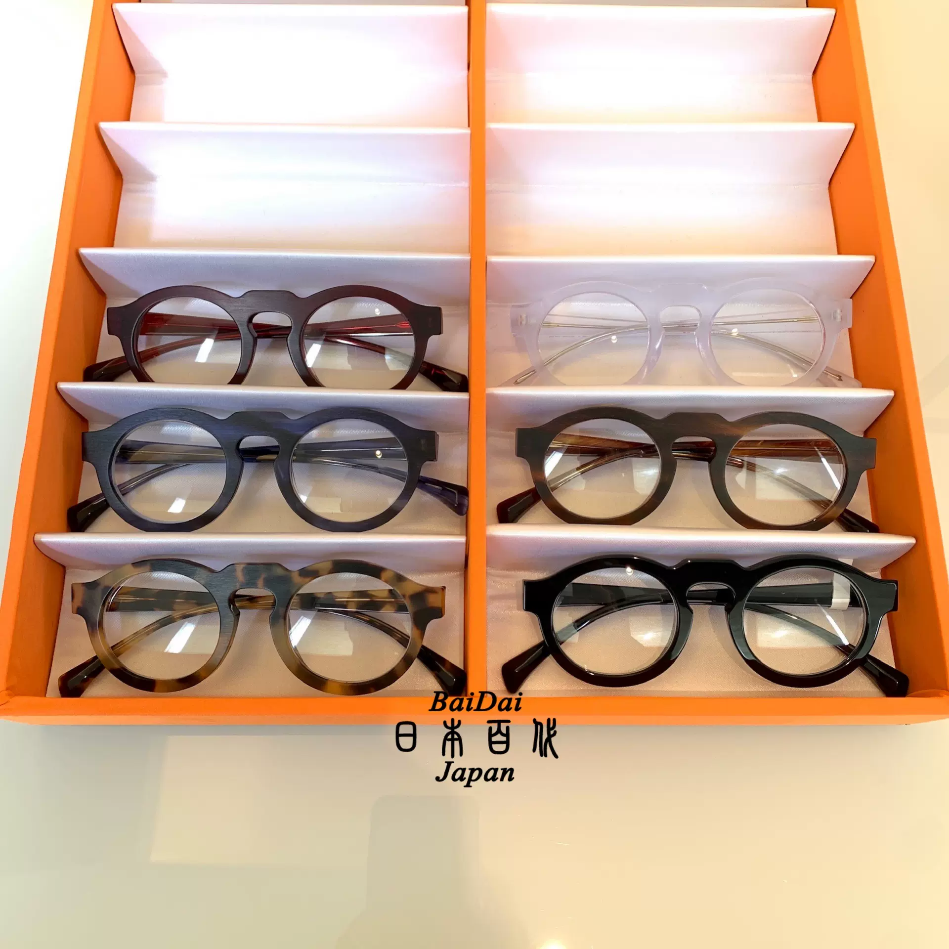 日本百代jacques durand paques-506 坂本龙一同款板材眼镜架-Taobao