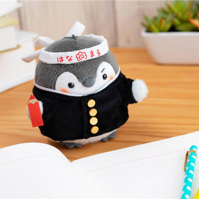 taobao agent Two Free Shipping ● Middle Er Little Penguin barely (する) DK plush beads chain pendant jk commute bag hanging