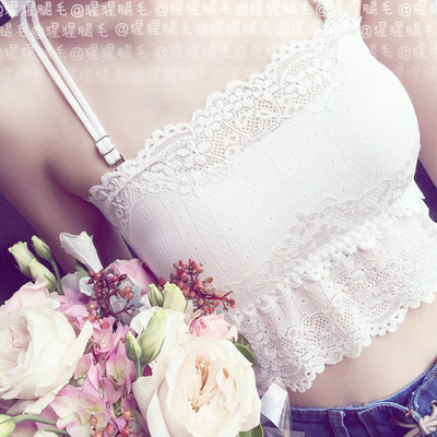 taobao agent Lace removable tube top, breast pads, protective underware, vest, lace dress, lifting effect