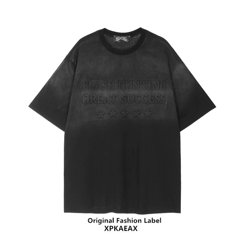 Оригинальная ретро летняя футболка в стиле хип-хоп подходит для мужчин и женщин, в американском стиле, большой размер, короткий рукав