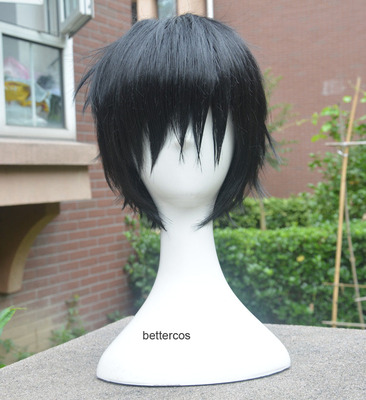 taobao agent Wig, black mini-skirt, cosplay