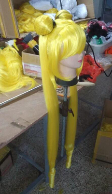 taobao agent Lemon yellow wig, cosplay