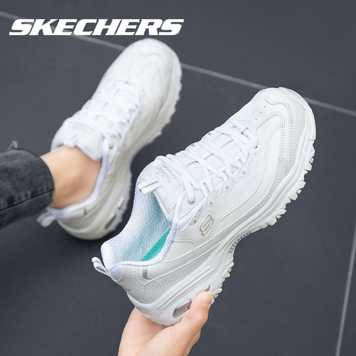 Skechers, белая повседневная обувь для отдыха, спортивная обувь, осенняя