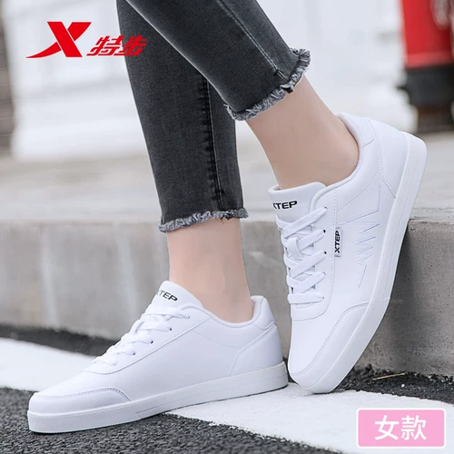 Xtep, зимние кроссовки, белая обувь, демисезонная повседневная обувь, спортивная обувь