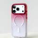 Rose Red to Pink Gradient Minimalist Stand iPhone Case for iPhone 18 – 13, iPhone Air
