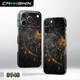 Chinese Calligraphy Ink Brush Seal Script Phone Case for iPhone 17, 16, 15, 14 and 13