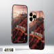 Iced Coffee Drink Melting Ice Pattern Phone Case for iPhone 17, 16, 15, 14 and 13