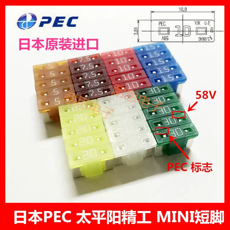 美国力特Littelfuse CC级延时保险丝CCMR-1-1/4 1.25A 10*38mm-Taobao