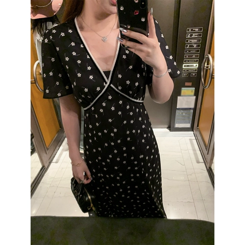 Летнее платье для пальцев на ноге, длинная юбка, высокая талия, по фигуре