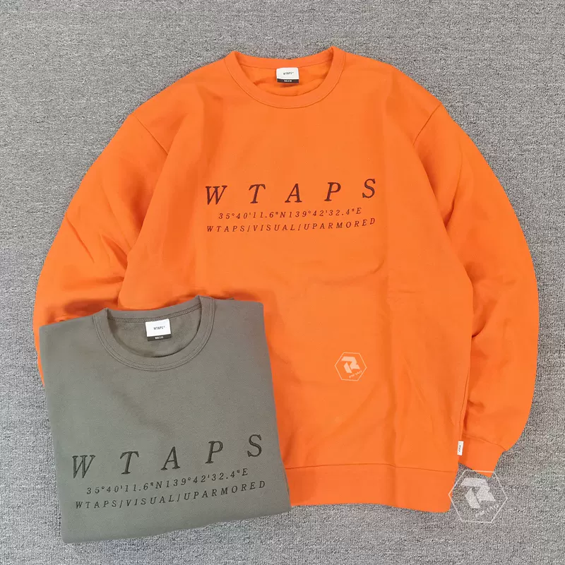 飘渺现货WTAPS FLAT 01 COTTON tee水洗刺绣糖果色短袖T恤男21SS-Taobao