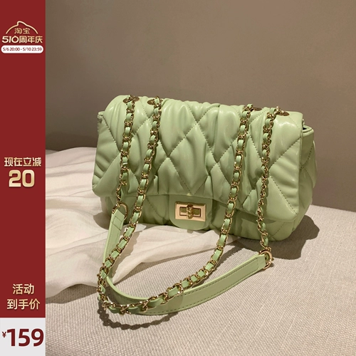 Цепь, весенняя сумка через плечо, сумка на одно плечо