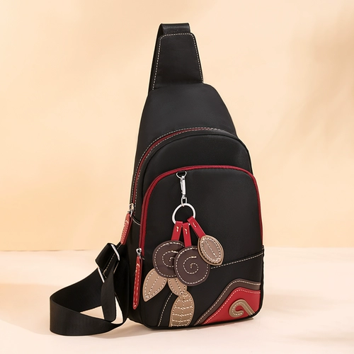 Сумка через плечо для отдыха, маленькая сумка на одно плечо, рюкзак, шоппер, коллекция 2023, ткань оксфорд