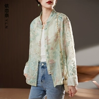 Куртка, короткий модный жакет, летняя одежда для защиты от солнца, китайский стиль, подходит для подростков