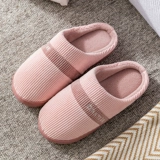 Демисезонные тапочки в помещении, полиуретановая нескользящая удерживающая тепло зимняя удобная обувь для беременных на платформе для влюбленных