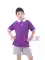 bexinhshop shop Xia Ningxia 21 Little POLO Áo sơ mi màu tím Đồng phục học sinh tiểu học và trung học Áo thun tay ngắn dáng rộng thể thao nguyên chất Cotton thoáng khí đồ bộ bé gái Đồng phục trường học / tùy chỉnh thực hiện