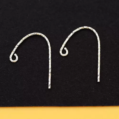 Серьги ручной работы, аксессуар, серебро 925 пробы, простой и элегантный дизайн