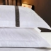 Cai Yixuan Khách sạn vải lanh khách sạn satin trắng vỏ gối khách sạn gối bông dày khách sạn gối - Gối trường hợp