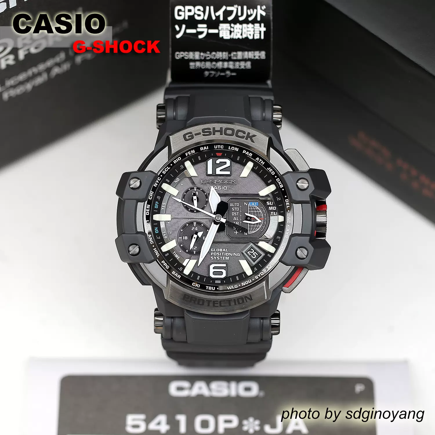 CASIO G-SHOCK GPW-1000TBS-1AJF 64钛合金空霸全球限定全新结束-Taobao