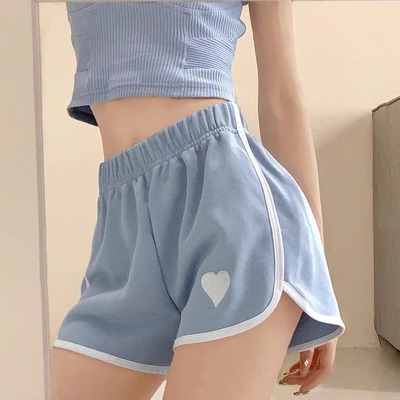 taobao agent Tide, sports autumn thin mini-skirt, shorts, casual trousers, high waist, A-line, fitted