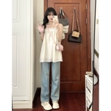 Топ с чашечками без рукавов, майка топ, бюстгальтер-топ, открытые плечи, осенний, свободный крой, для маленькой груди